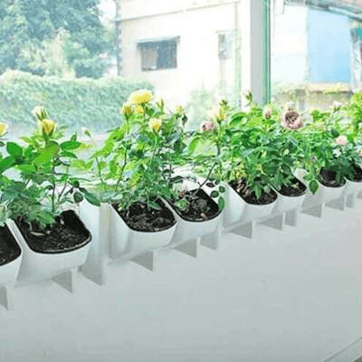 Jardinière Murale - GardenWallPlanter™ - Blanc - Maison Rangement Jardin