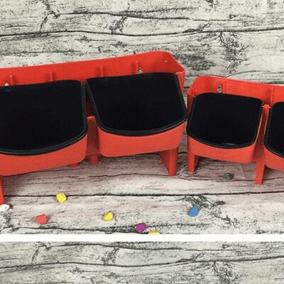 Jardinière Murale - GardenWallPlanter™ - Rouge - Maison Rangement Jardin