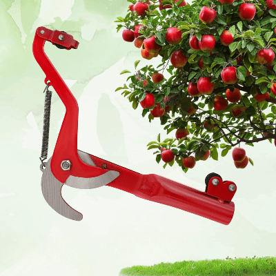 Coupe Branche Télescopique - BranchCutter™ - Deux Roues Rouge - Maison Rangement Jardin