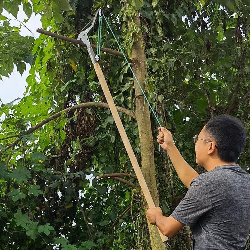 Coupe Branche Télescopique - BranchCutter™ - Deux Roues Noir - Maison Rangement Jardin