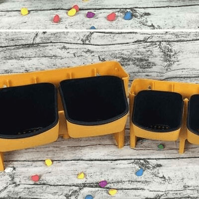 Jardinière Murale - GardenWallPlanter™ - Jaune - Maison Rangement Jardin