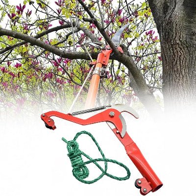 Coupe Branche Télescopique - BranchCutter™ - Deux Roues Rouge - Maison Rangement Jardin