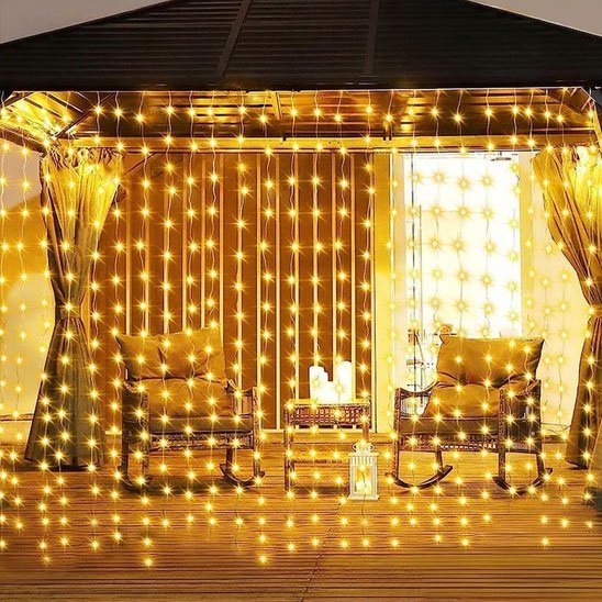 Guirlande solaire | ÉcoLumina - Maison Rangement Jardin