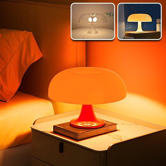 Lampe Champignon | Vintage 70s - Maison Rangement Jardin