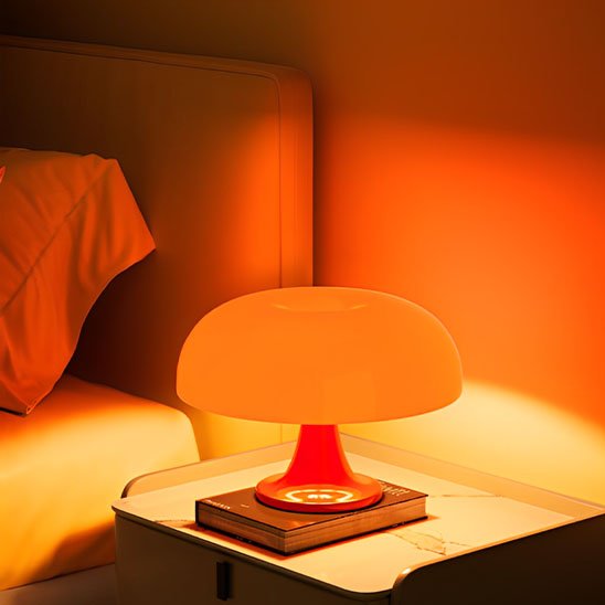Lampe Champignon | Vintage 70s - Maison Rangement Jardin