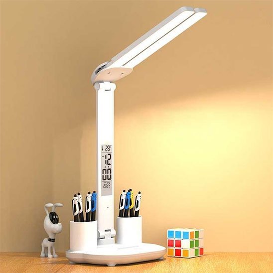 Lampe bureau | LED Multifonction LCD - Maison Rangement Jardin