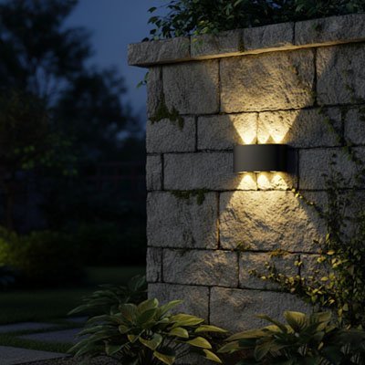 Éclairage extérieur mural | Luminance Élégant - Maison Rangement Jardin