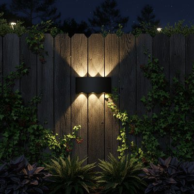 Éclairage extérieur mural | Luminance Élégant - Maison Rangement Jardin