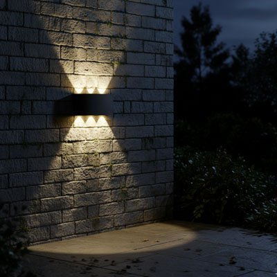 Éclairage extérieur mural | Luminance Élégant - Maison Rangement Jardin