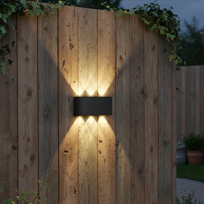 Éclairage extérieur mural | Luminance Élégant - Maison Rangement Jardin