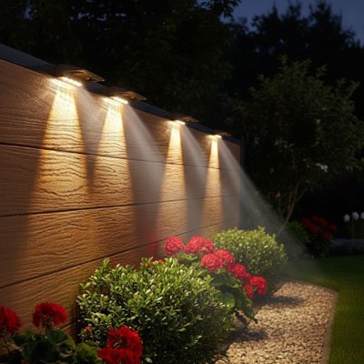 Eclairage solaire exterieur | LumiBright - Maison Rangement Jardin