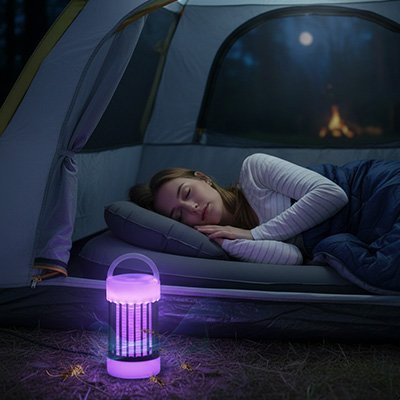 Lampe anti moustique | Silencieuse et Naturelle - Maison Rangement Jardin