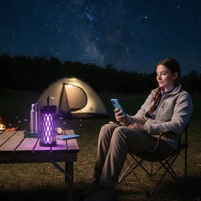 Lampe anti moustique | Silencieuse - Maison Rangement Jardin