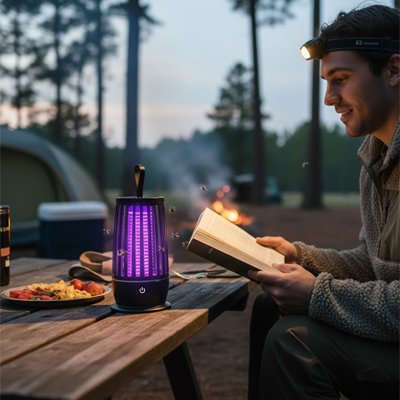 Lampe anti moustique | Protection Naturelle - Maison Rangement Jardin