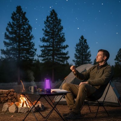Lampe anti moustique | Protection Naturelle - Maison Rangement Jardin