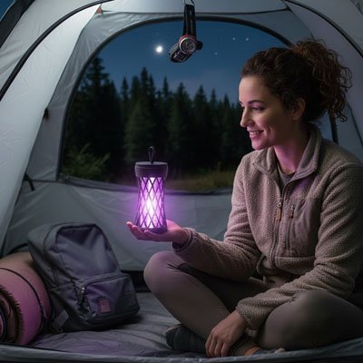 Lampe anti moustique | Silencieuse - Maison Rangement Jardin
