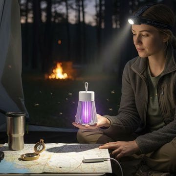 Lampe anti moustique | EcoProtect - Maison Rangement Jardin