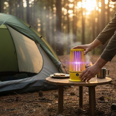 Lampe anti moustique | Protection Naturelle - Maison Rangement Jardin