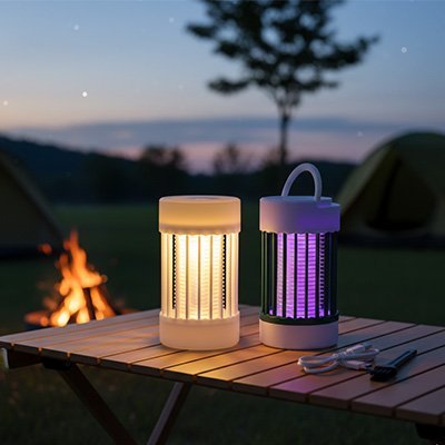 Lampe anti moustique | Silencieuse et Naturelle - Maison Rangement Jardin