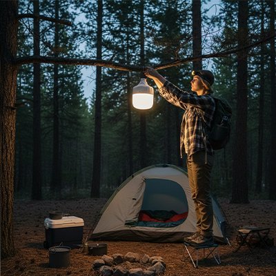 Lampe Camping | Aventure Ultra - légère Rechargeable - Maison Rangement Jardin