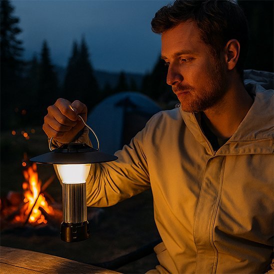 Lampe Camping | Rechargeable Ultra-Puissante - Maison Rangement Jardin