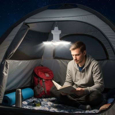 Lampe de Camping | Rechargeable Ultra-Puissante - Maison Rangement Jardin