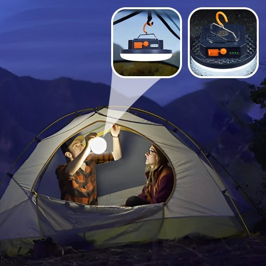 Lampe de camping | Ultra-puissante Rechargeable - Maison Rangement Jardin
