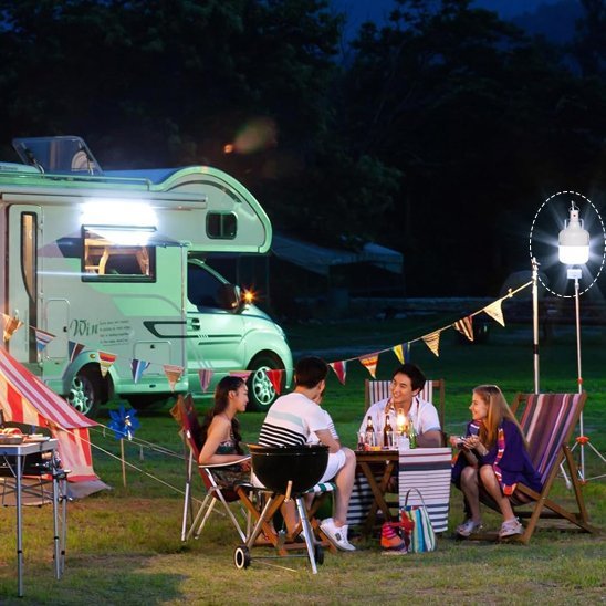 Lampe de camping | Rechargeable Ultra-Lumineuse - Maison Rangement Jardin