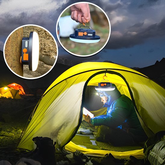 Lampe de camping | Ultra-puissante Rechargeable - Maison Rangement Jardin