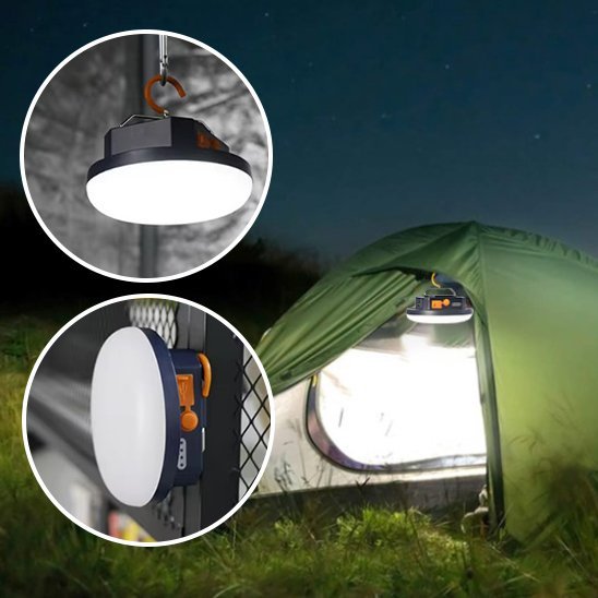 Lampe de camping | Ultra-puissante Rechargeable - Maison Rangement Jardin