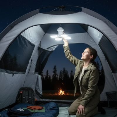 Lampe de Camping | Rechargeable Ultra-Puissante - Maison Rangement Jardin