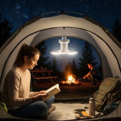 Lampe de Camping | Rechargeable Ultra-Puissante - Maison Rangement Jardin