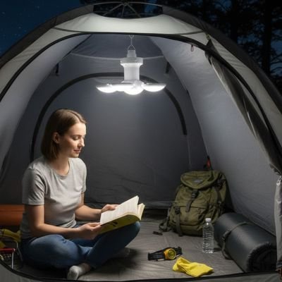 Lampe de Camping | Rechargeable Ultra-Puissante - Maison Rangement Jardin