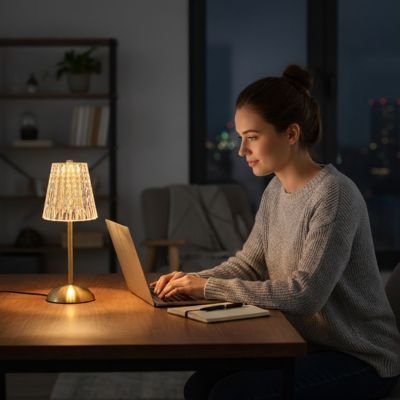Lampe de table rechargeable | LuminEssence - Maison Rangement Jardin