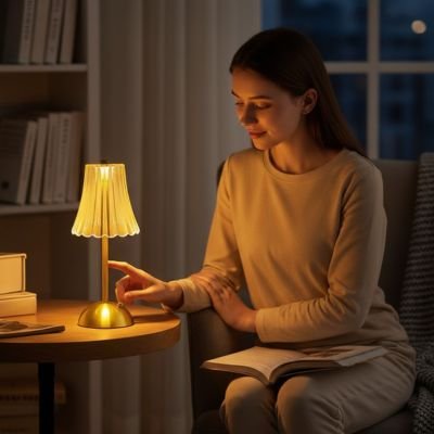 Lampe de table rechargeable | LuminEssence - Maison Rangement Jardin