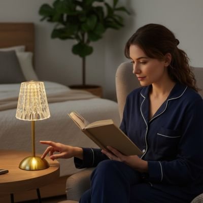 Lampe de table rechargeable | LuminEssence - Maison Rangement Jardin