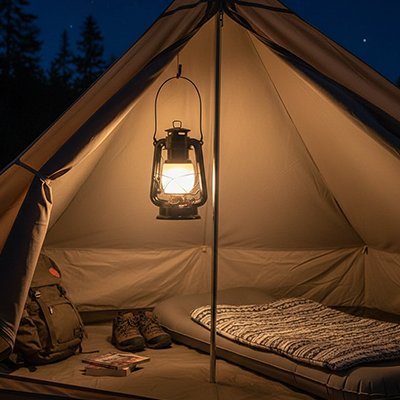 Lampe pour camping | Ultra - légère étanche rechargeable - Maison Rangement Jardin