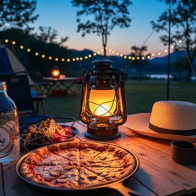 Lampe pour camping | Ultra - légère étanche rechargeable - Maison Rangement Jardin