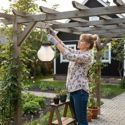 Lanterne exterieur solaire | Écologique - Maison Rangement Jardin
