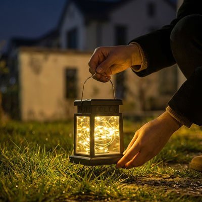 Lanterne solaire extérieur | Écologique - Maison Rangement Jardin