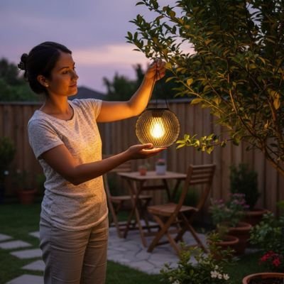 Lanterne solaire | Écologique - Maison Rangement Jardin