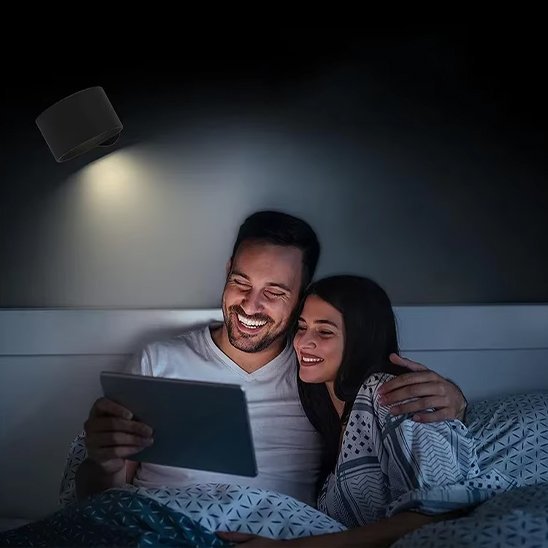 Applique murale chambre | Orientable 360° - Maison Rangement Jardin