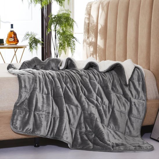 Couverture Lestée | Sommeil Zen - Maison Rangement Jardin