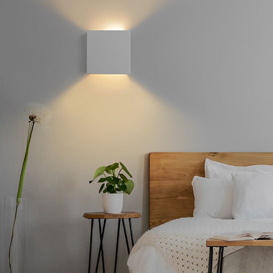 Applique Murale | Design Cubique Bidirectionnel - Maison Rangement Jardin