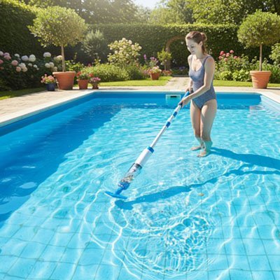 Aspirateur piscine balais | ClearVac - Maison Rangement Jardin
