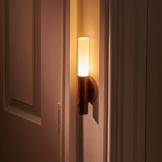 Applique murale chambre | Cylindrique Cuivre - Maison Rangement Jardin