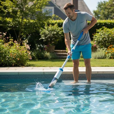 Aspirateur piscine balais | ClearVac - Maison Rangement Jardin