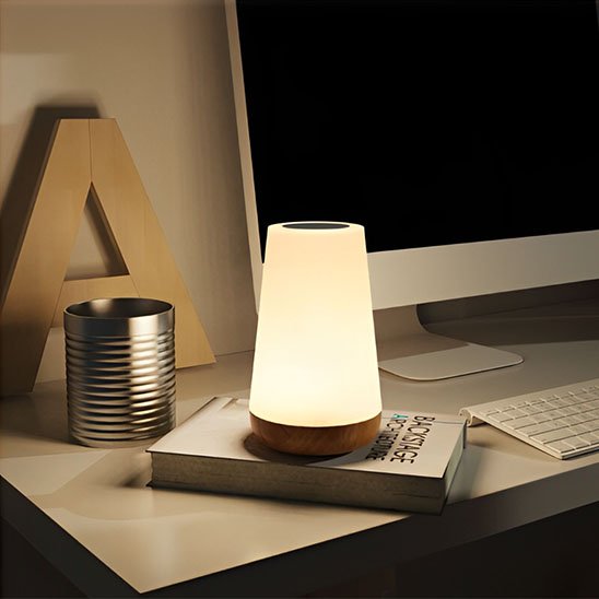 Lampe de chevet tactile | Design Nordique - Maison Rangement Jardin