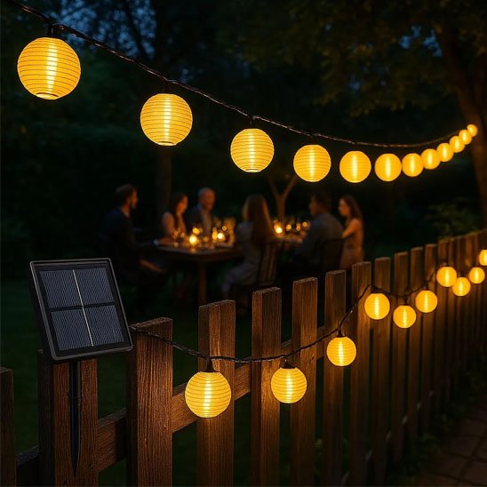 Guirlande solaire | Éco-Féerique
