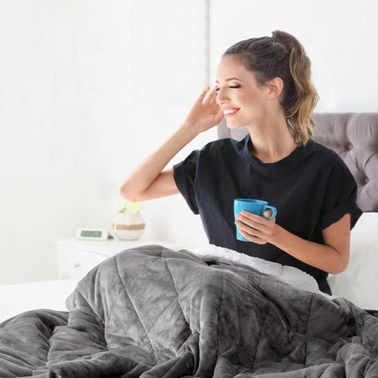 Couverture Lestée | Sommeil Zen - Maison Rangement Jardin